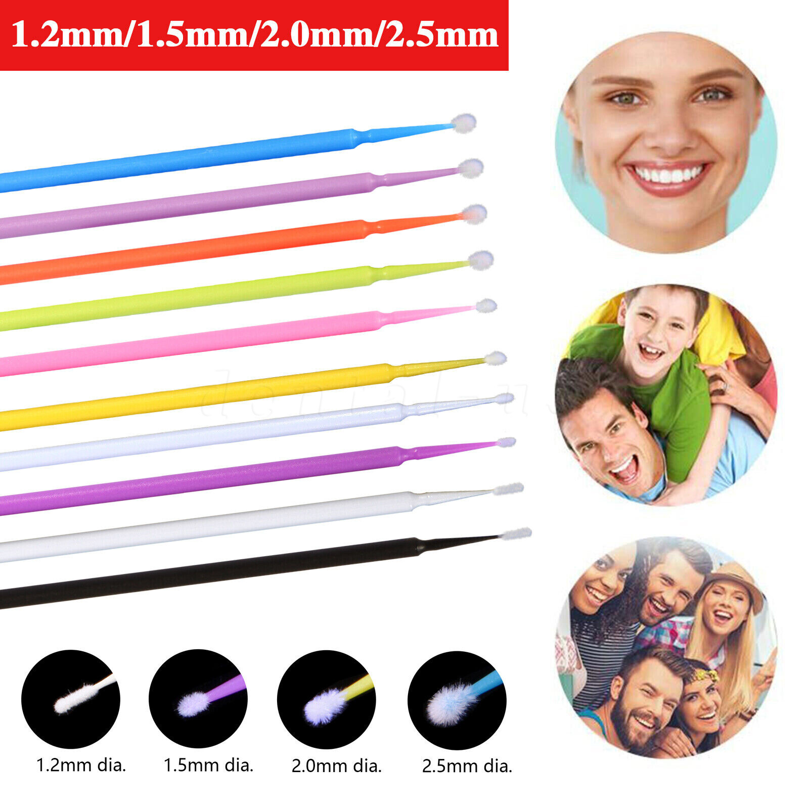 Micro Applicator Brush Microbrush Tips Regular/Fine/Ultrafine