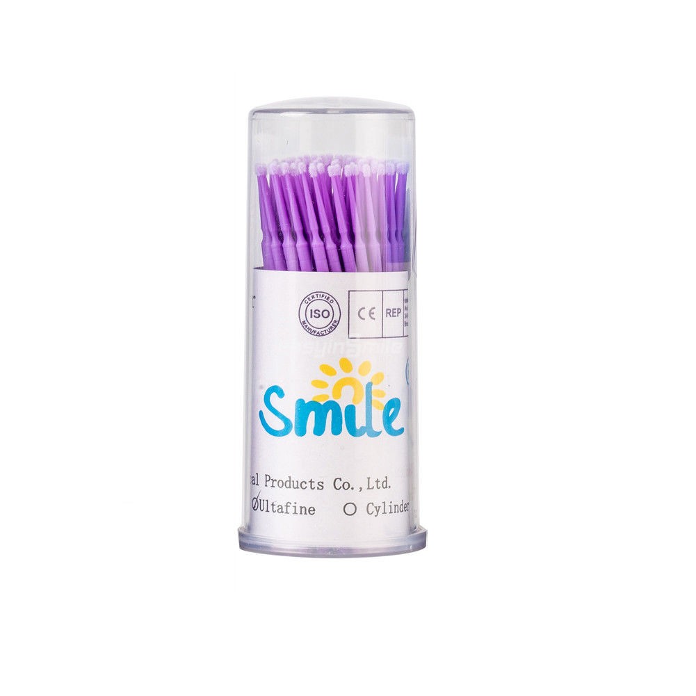 100pc Microbrush Applicator Tips Dental Micro Brush Regular/Fine/Super Fine