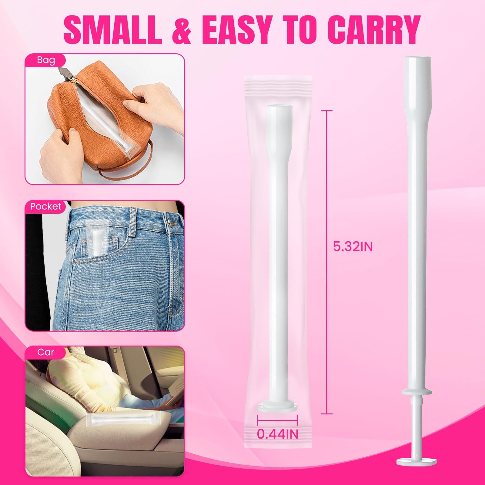 TENKAIWICK 30 Pack Disposable Vaginal Suppository Applicator for Women, 30P