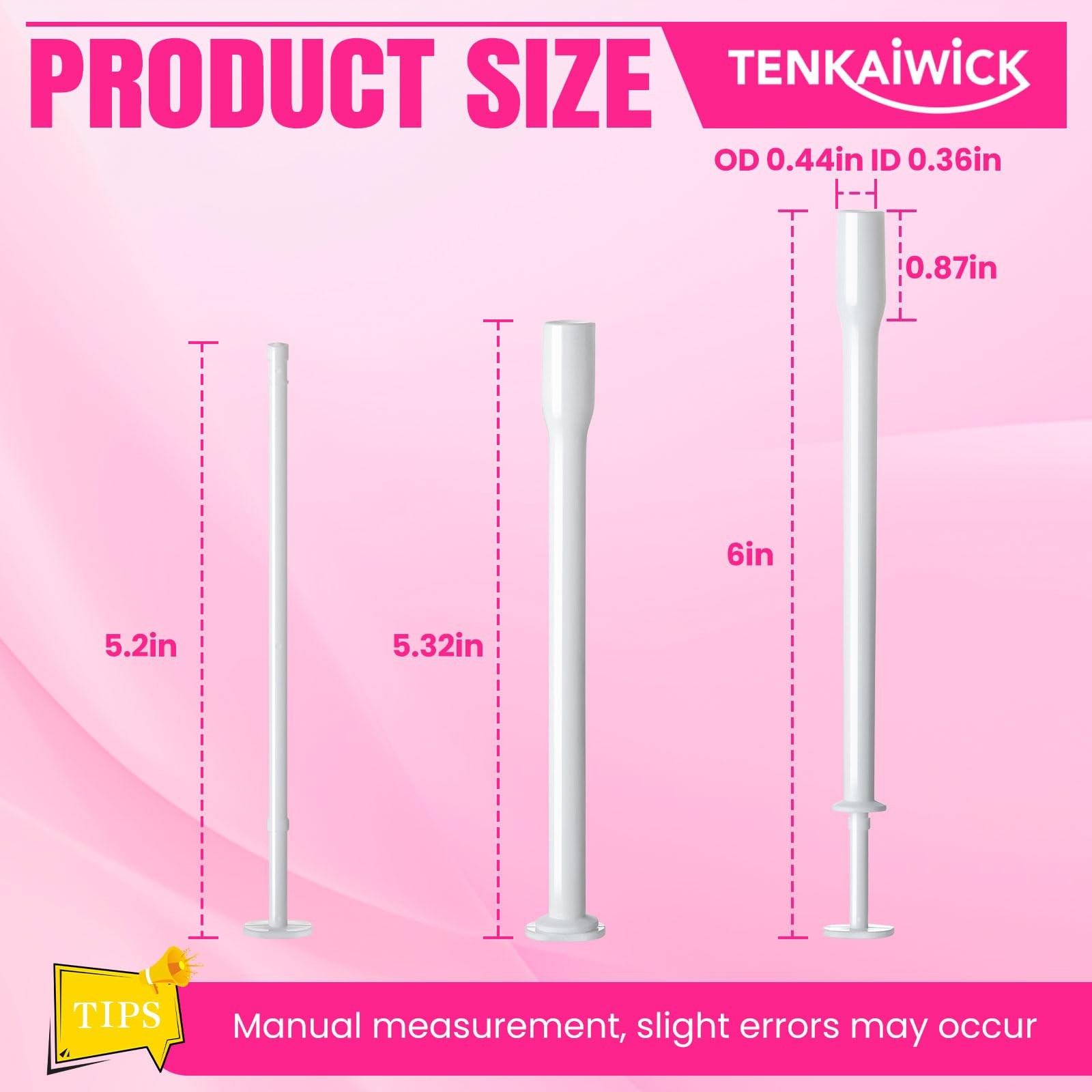 TENKAIWICK 30 Pack Disposable Vaginal Suppository Applicator for Women, 30P