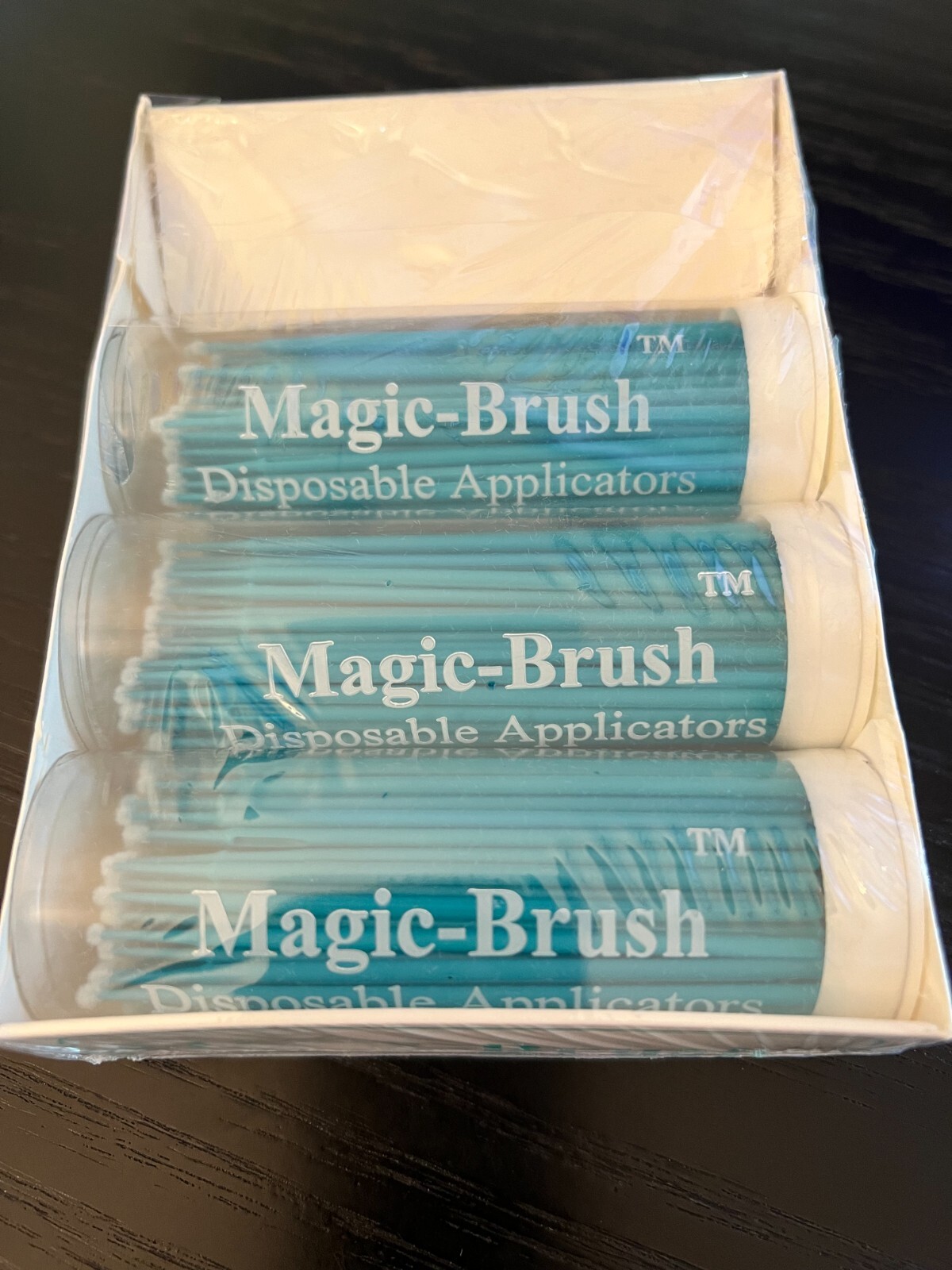 Magic-Brush Double Bending Micro Applicators Teal, Medium, 300/Pkg – Denbur
