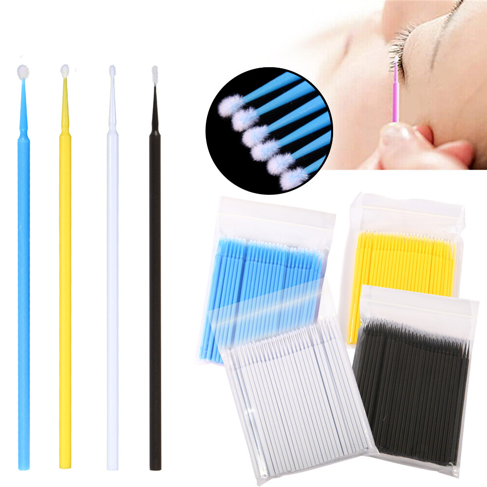 100pc Dental Micro Applicator Disposable Tooth Brush Tips Regular/Fine/UltraFine