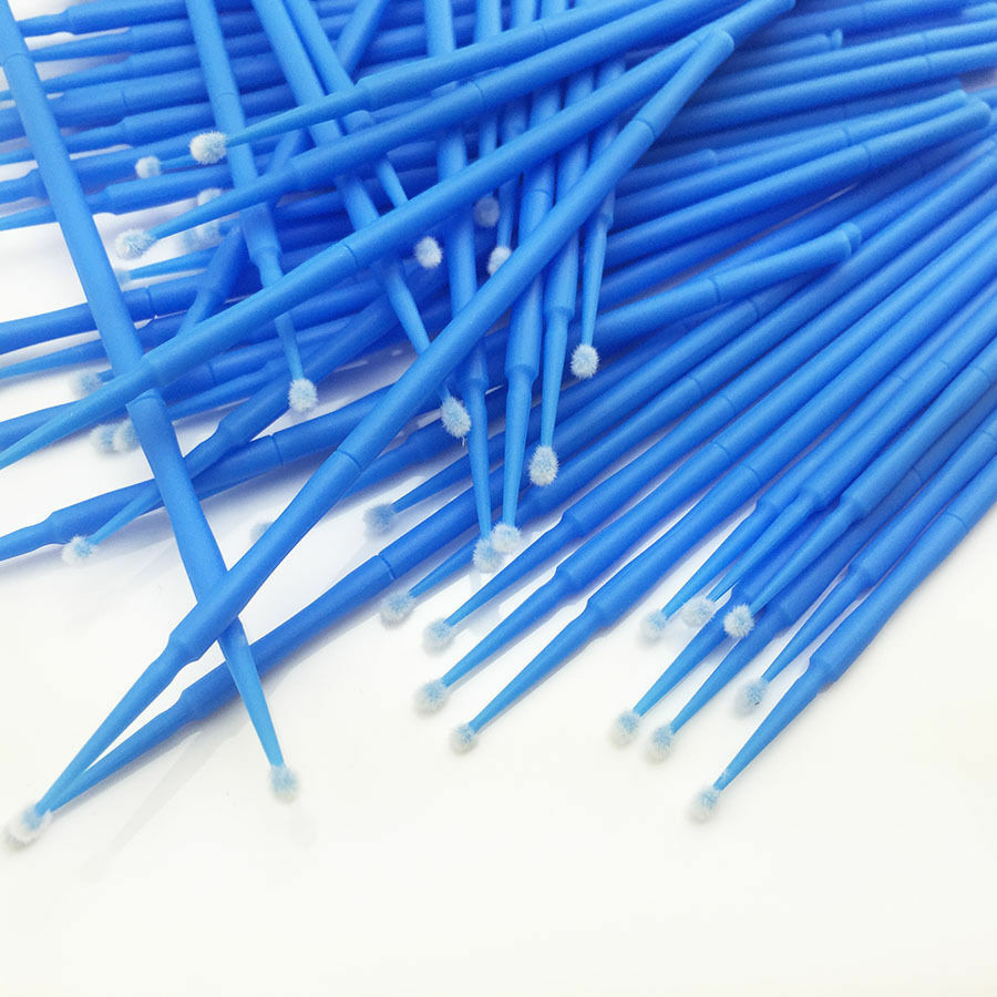 400 Pcs Blue Dental Disposable Materials Micro Tooth Applicators Brushes 2.5mm
