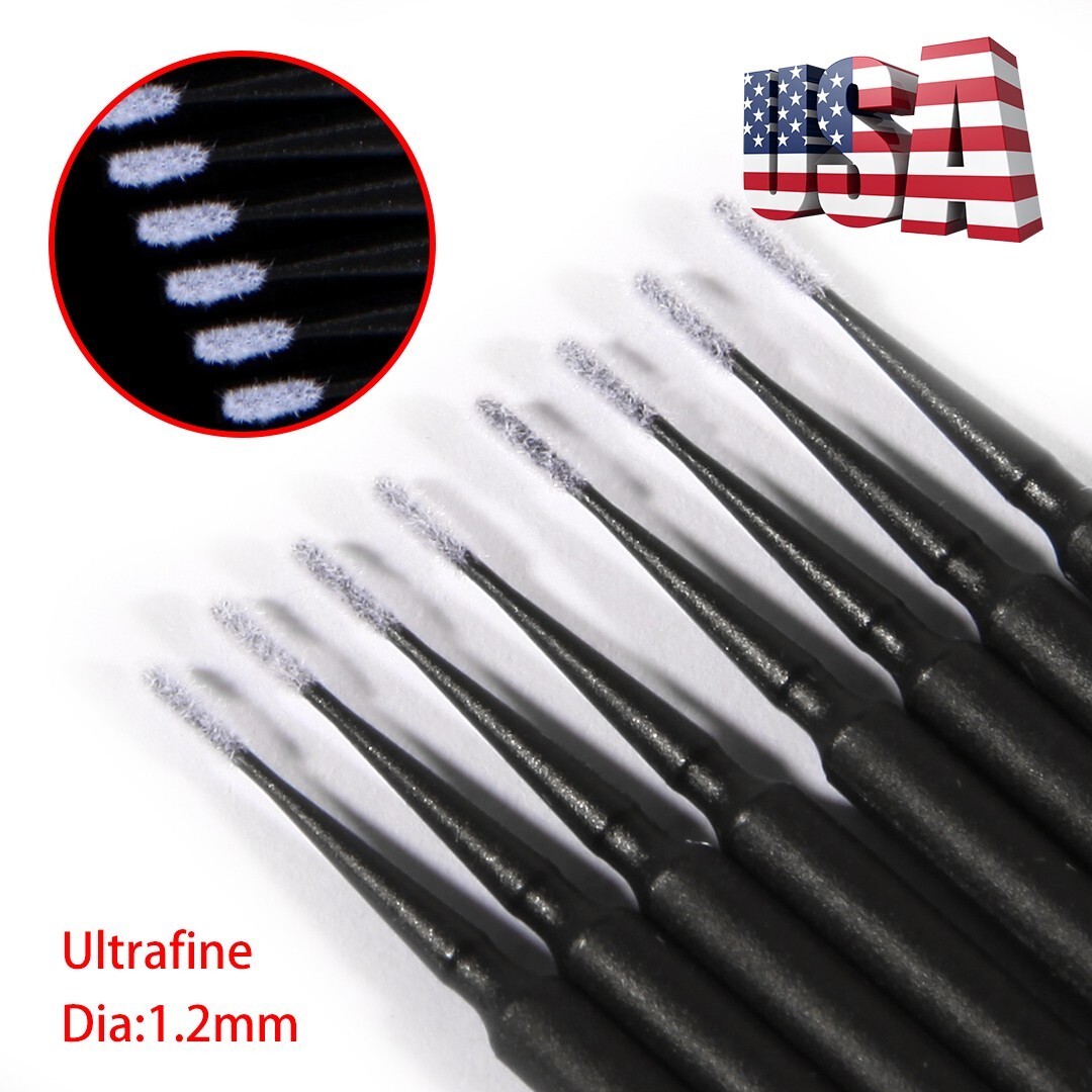 100 Pcs Dental Micro Brush Disposable Materials Tooth Applicators 1.2mm