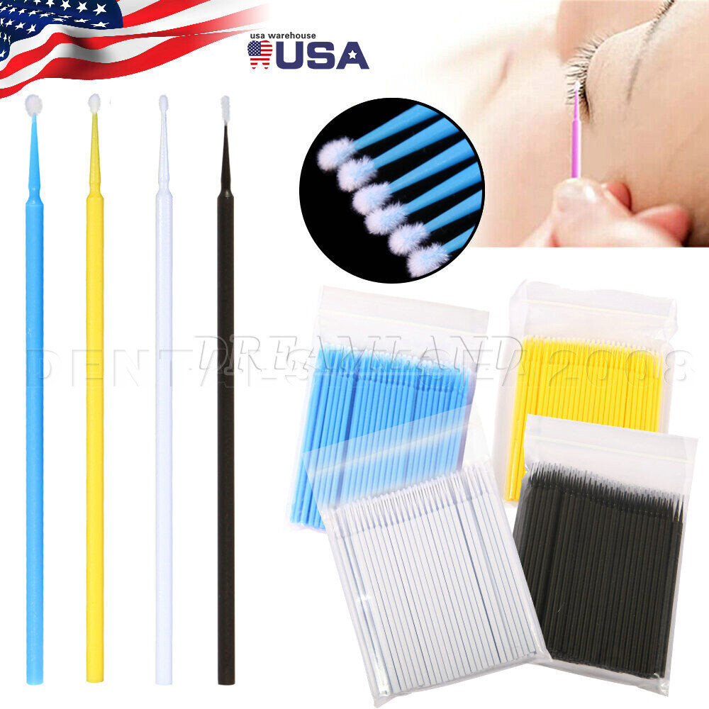 USA Disposable Materials Dental Micro Brush Applicator 4 Models
