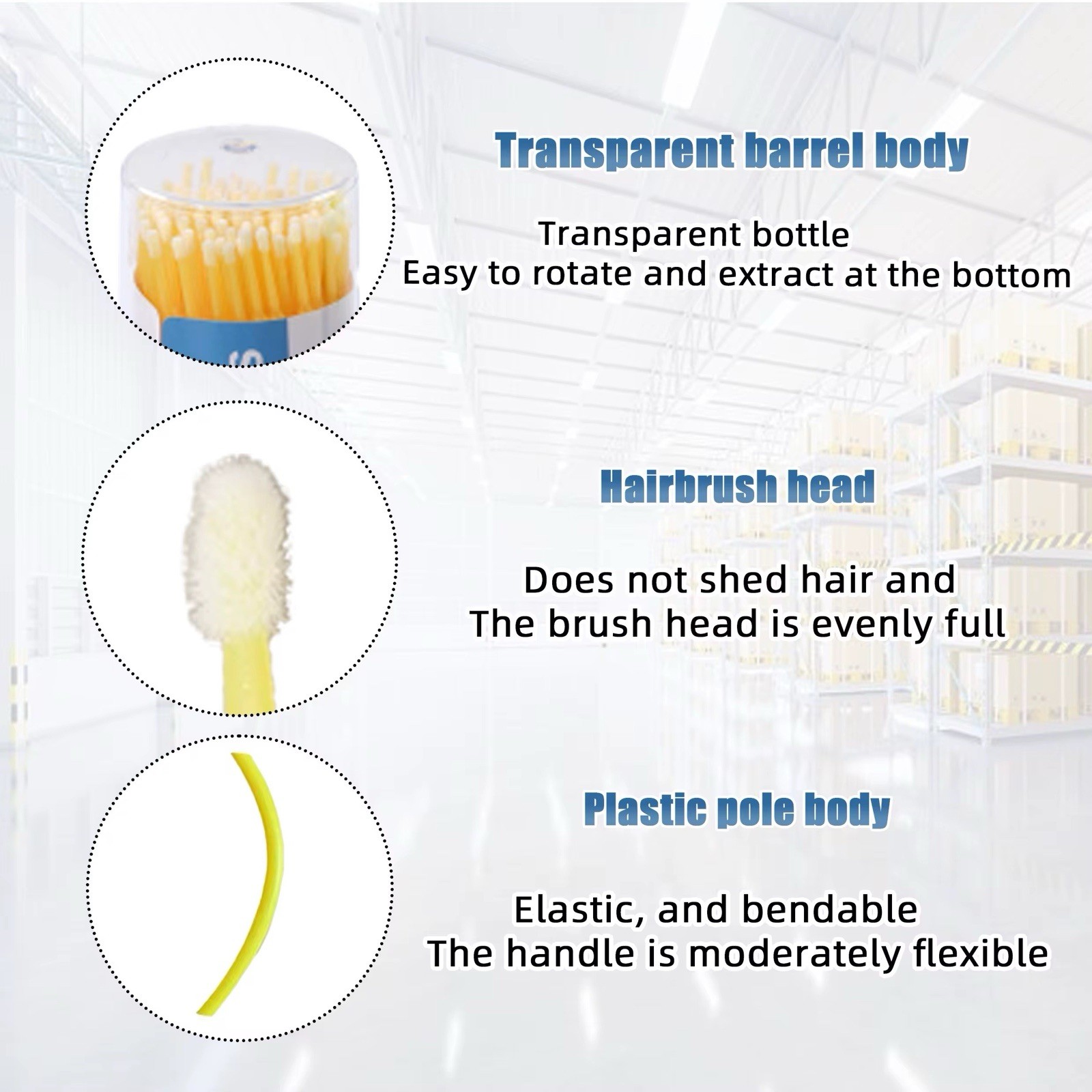 Dental Disposable Micro Brushes Applicators 400 pcs Super fine