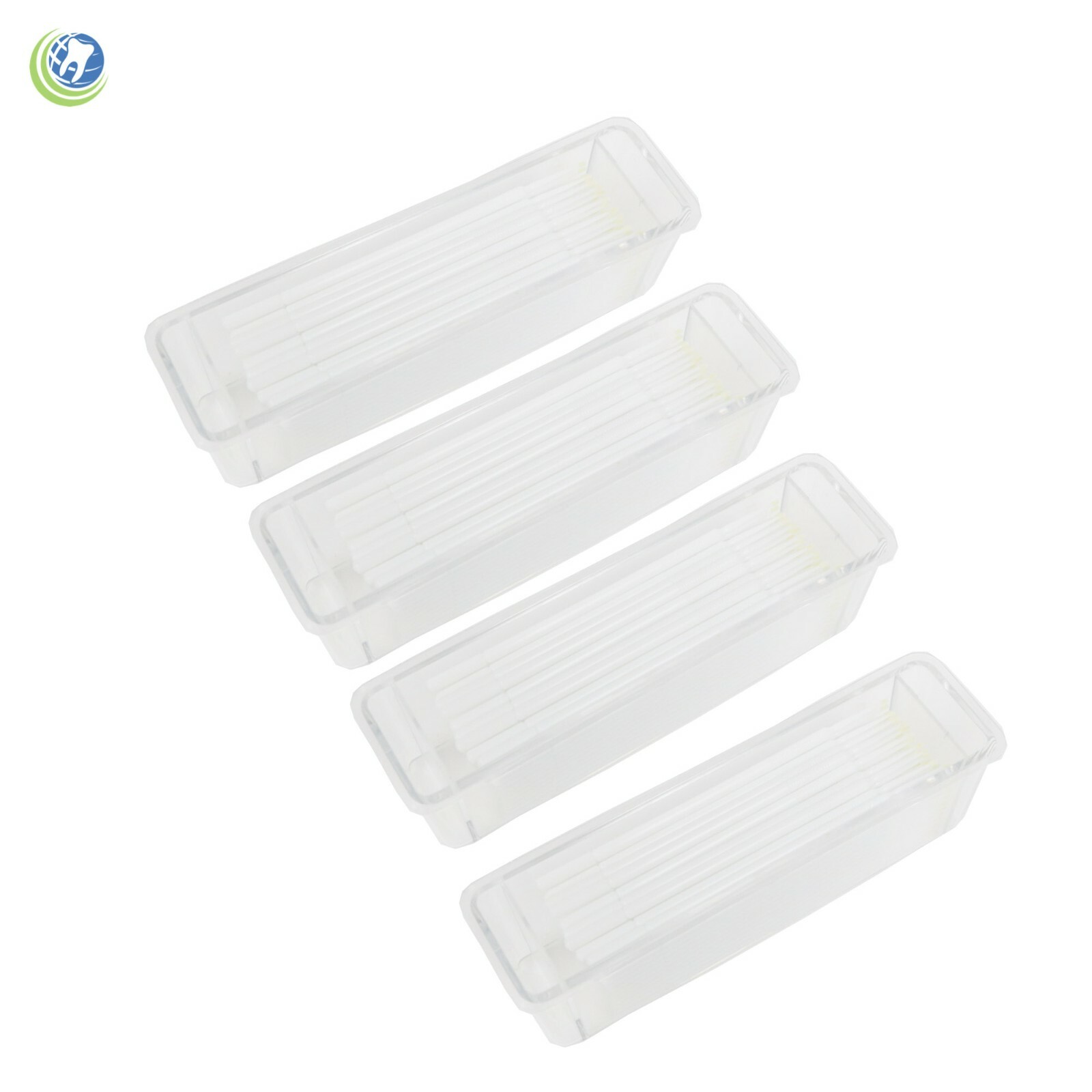 Dental Disposable Micro Brush Tip Applicators With Dispenser 400 Applicators Kit