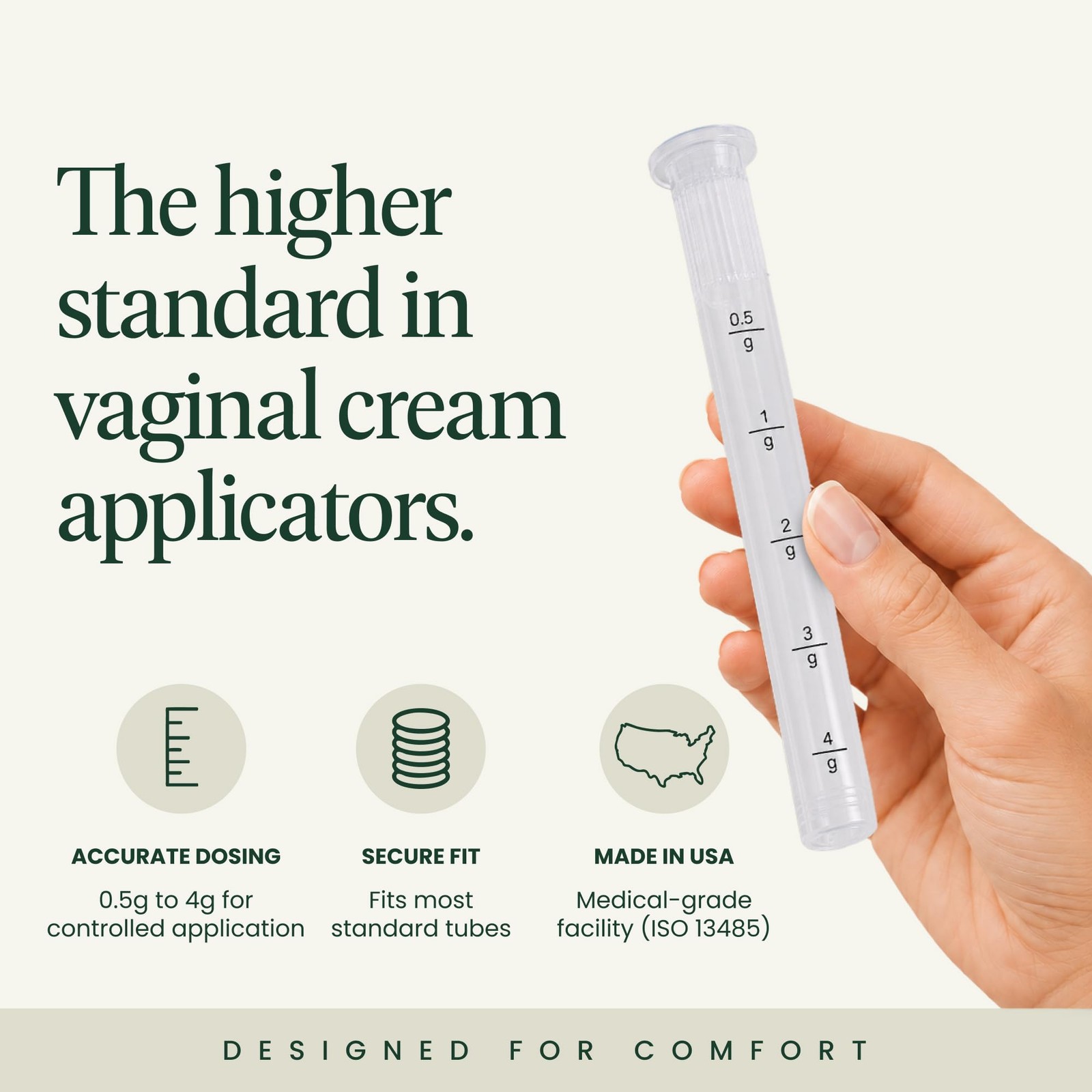 NewLife Naturals Disposable Vaginal Applicators 60 Count (Pack of 1), White
