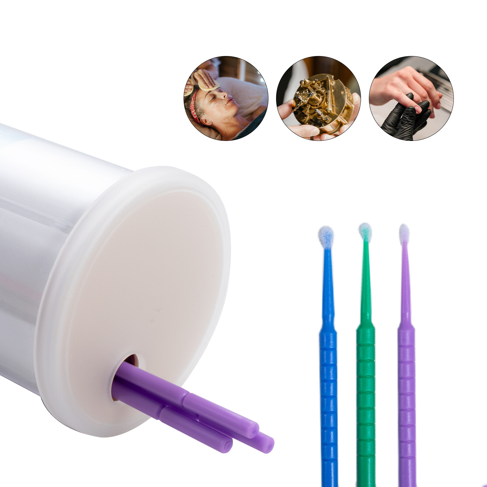 400/Box JMU Dental Micro Applicator Brush Microbrush Tips Regular/Fine/Ultrafine