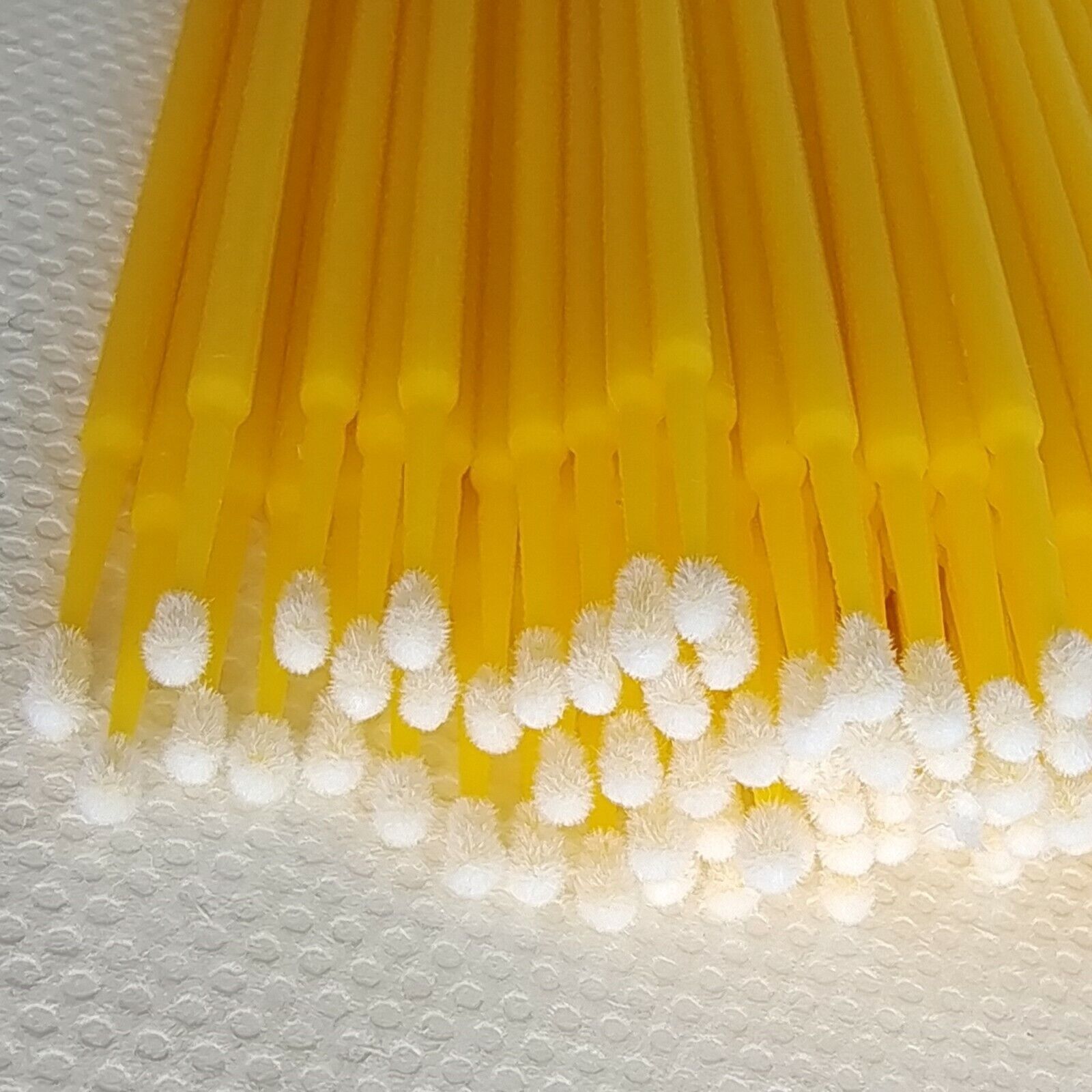 Yellow Microbrush Micro Brush Applicator Tips 2.0mm Dental