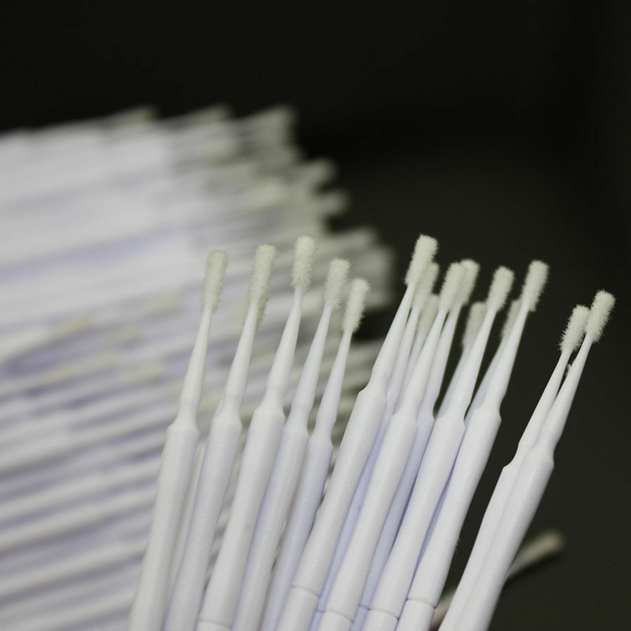 400 Pcs Dental Disposable Micro Applicator Brush Bendable Fine White Dia. 2mm