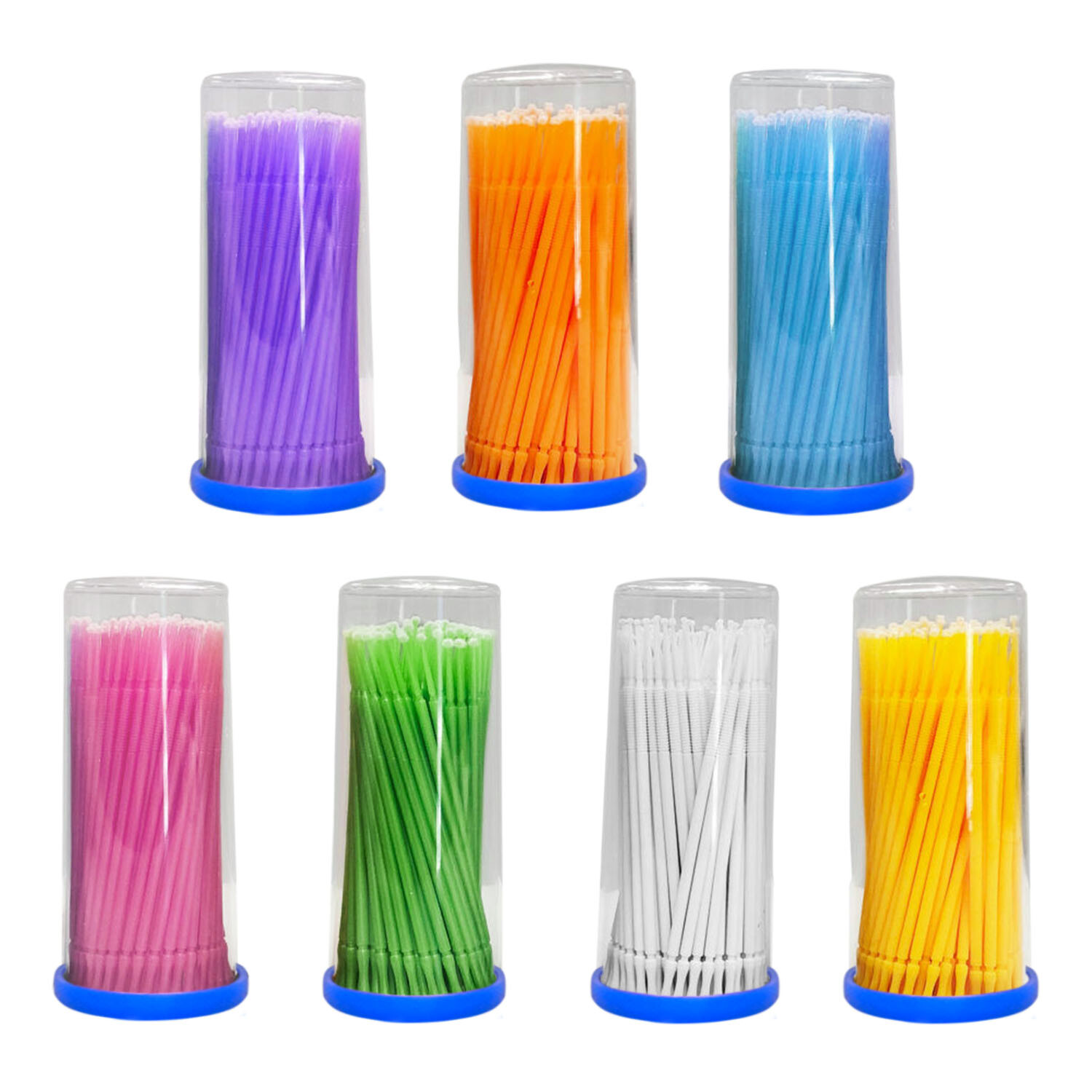 400 Microbrush Micro Brush Applicator Tips for Makeup Eyelash Dental Super Fine