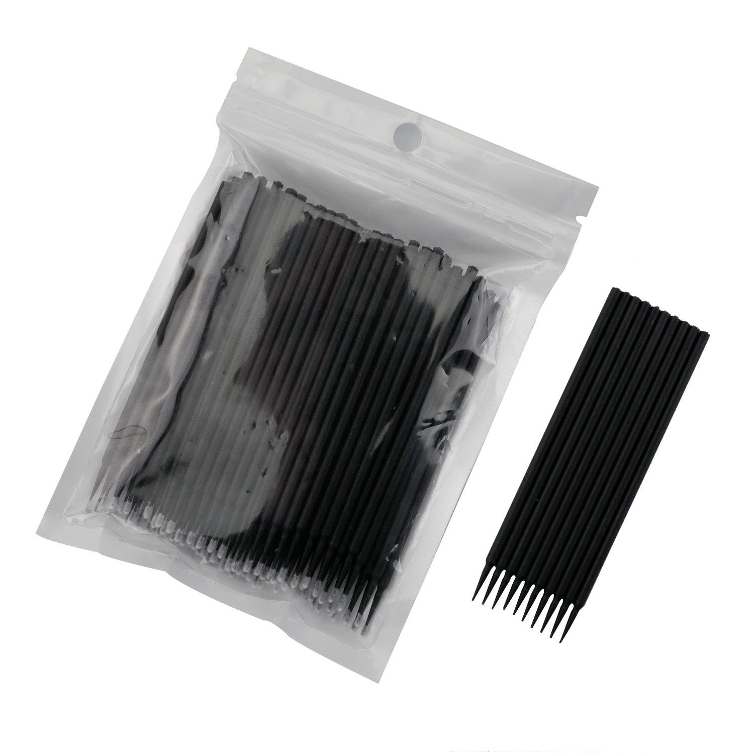 100/Pack Dental Applicator Stick Disposable Applicators Brush for Makeup & Clean