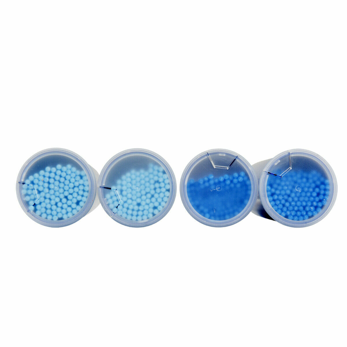 400 Pcs Dental Disposable Micro Applicator Brush Bendable Fine Blue Dia. 2mm