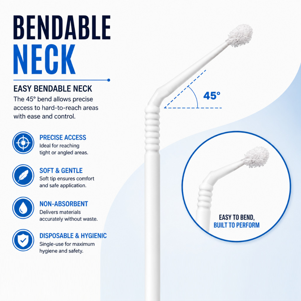 400 Dental Micro Applicators Brushes Disposable Bendable Fine Regular Superfine