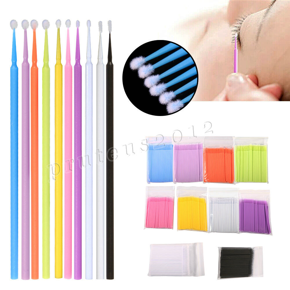 100 Microbrush Micro Brush Applicator Tips (Regular, Fine, Super Fine) Dental