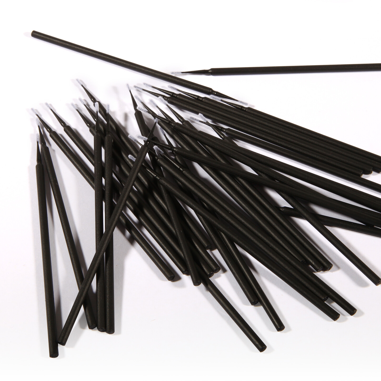 100 Micro Brushes Applicators Microbrush Dental Ultrafine Black 1.2 mm