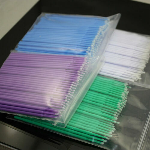 100pcs/pack Dental Microbrush Micro Brush Applicator Tip Regular/Fine/Ultrafine