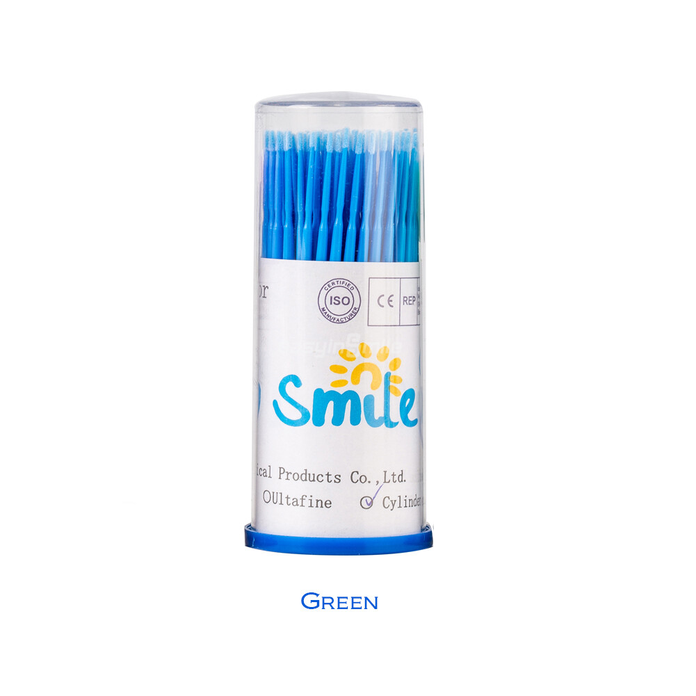 100pc Microbrush Applicator Tips Dental Micro Brush Regular/Fine/Super Fine