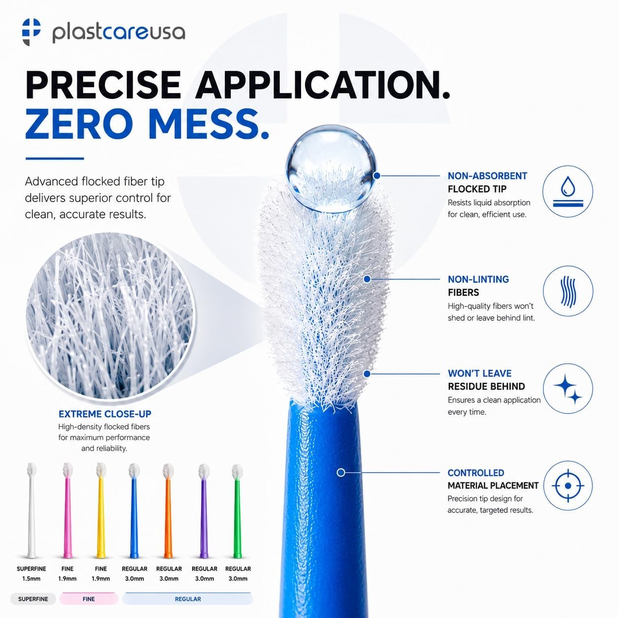 400 Superfine Micro Applicator Brushes – Disposable Dental Microbrushes with …