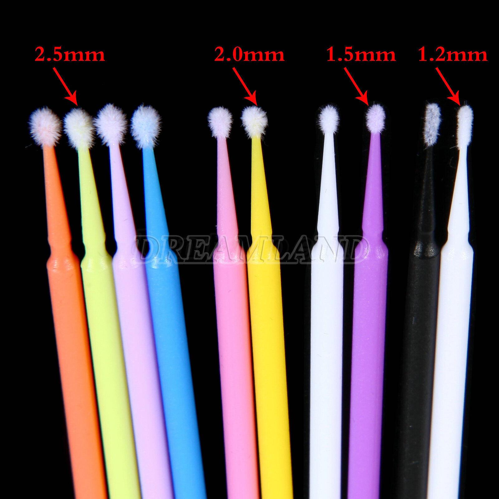 USA Micro Brushes Applicators Microbrush Dental (Regular, Fine, Super Fine) Eye