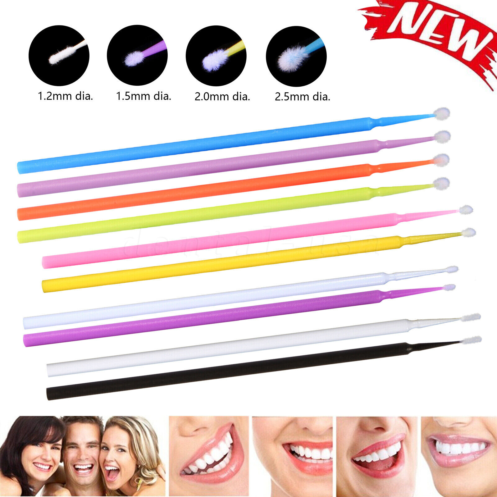 Micro Applicator Brush Microbrush Tips Regular/Fine/Ultrafine