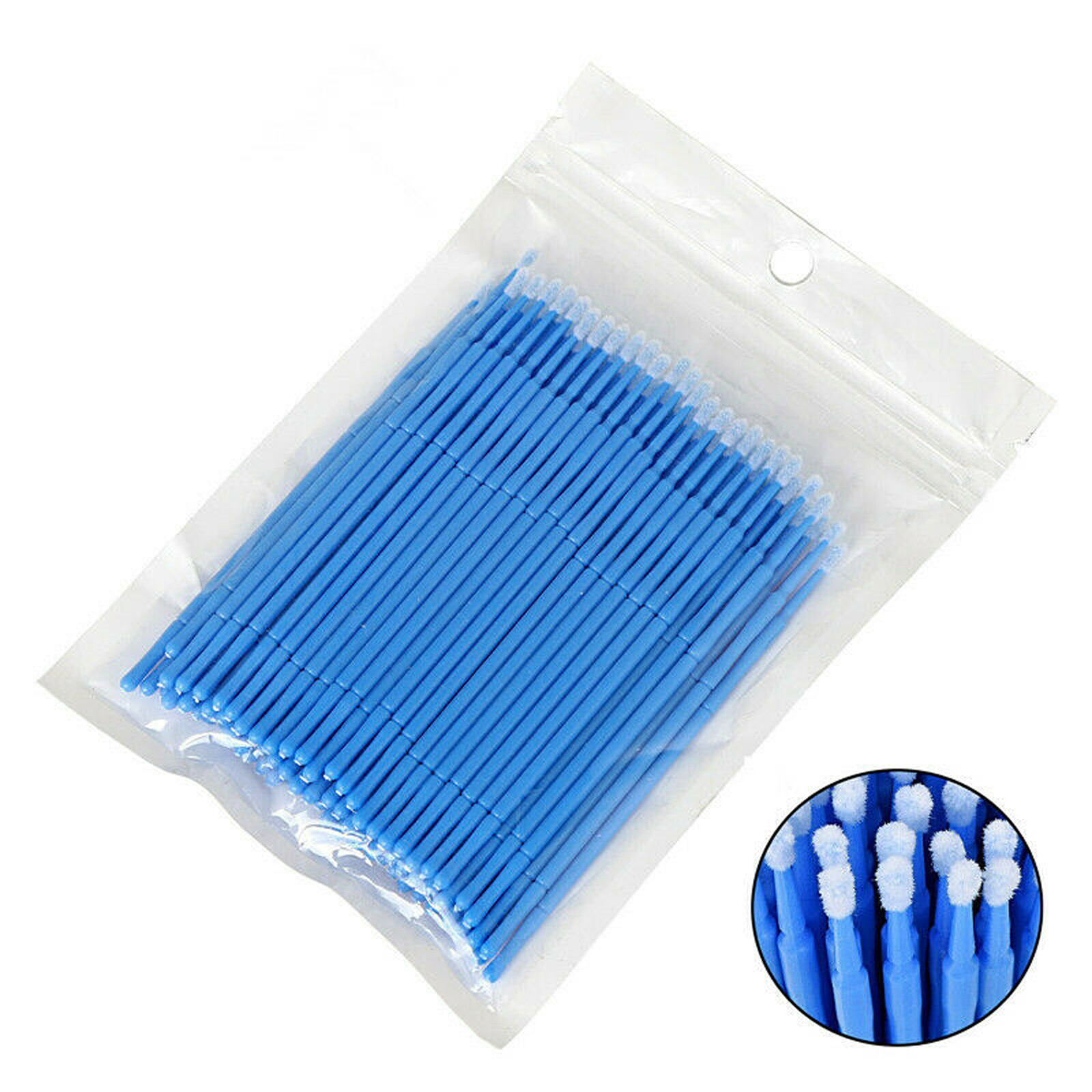100 Pcs Dental Disposable Material Micro Brush Tooth Applicator Cylinder/Fine