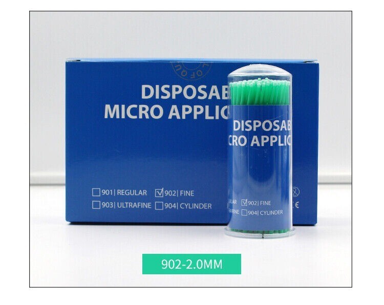 400pcs Microbrush Micro Brush Applicator Tips Regular, Fine, Super Fine Dental