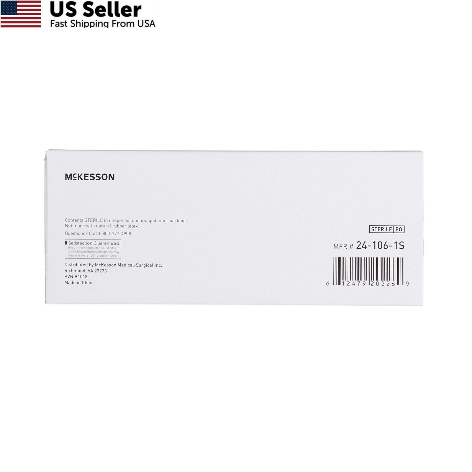 McKesson Cotton Tipped Applicator, 6 in [100 Count] 6 Inch (Pack of 1), White