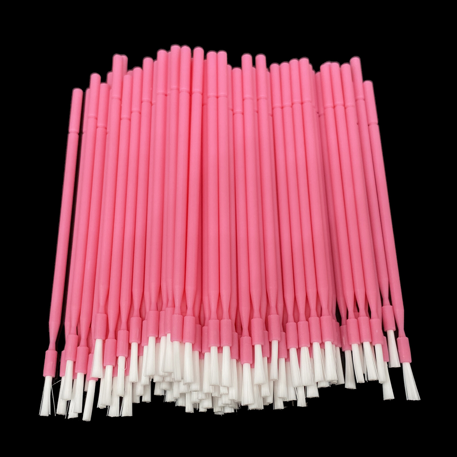 100 Pcs Dental Disposable Micro Applicator Brush Bendable Long Shank Blue Green