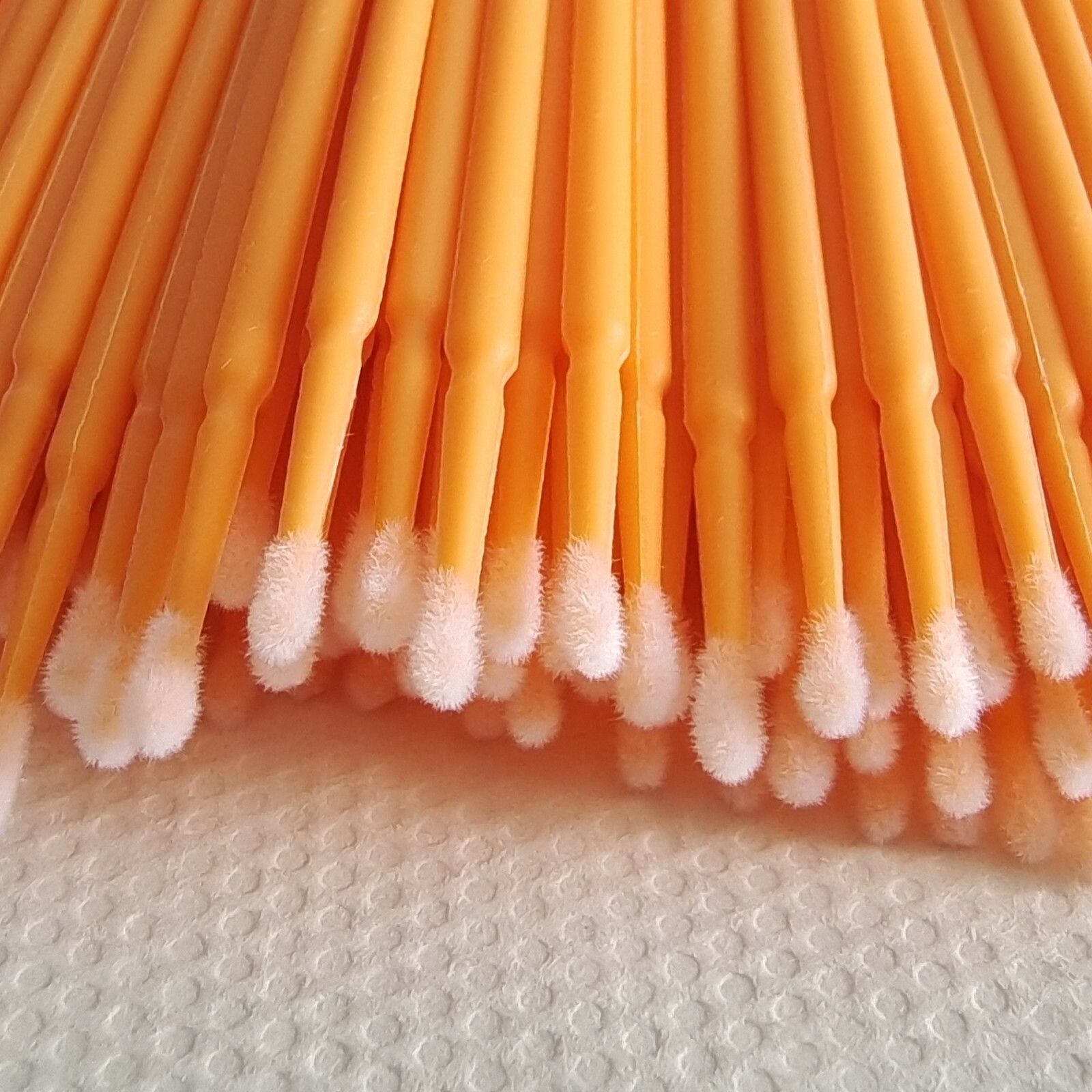Dental Microbrush Disposable Applicators Tips Micro Brush Cleaning Orange Lot