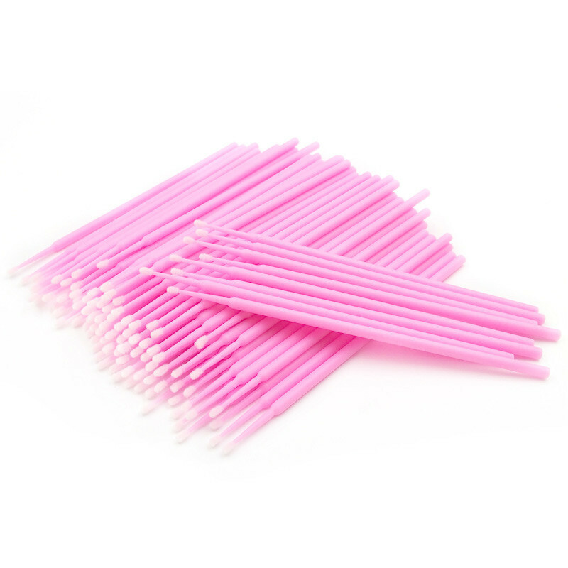 100/Pack Dental Applicator Stick Disposable Applicators Brush for Makeup & Clean