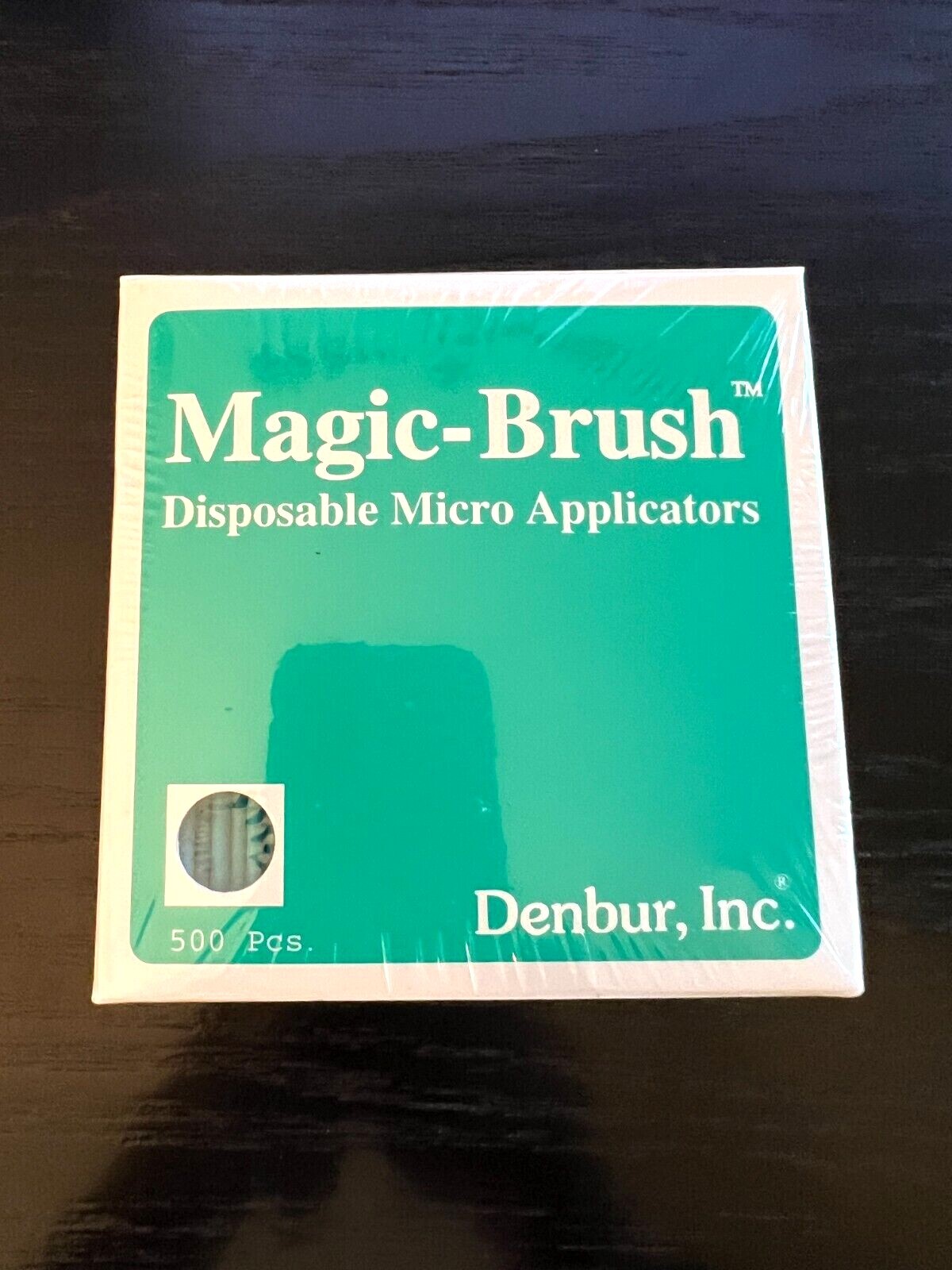 Magic-Brush Double Bending Micro Applicators Teal, Medium, 500/Pkg – Denbur