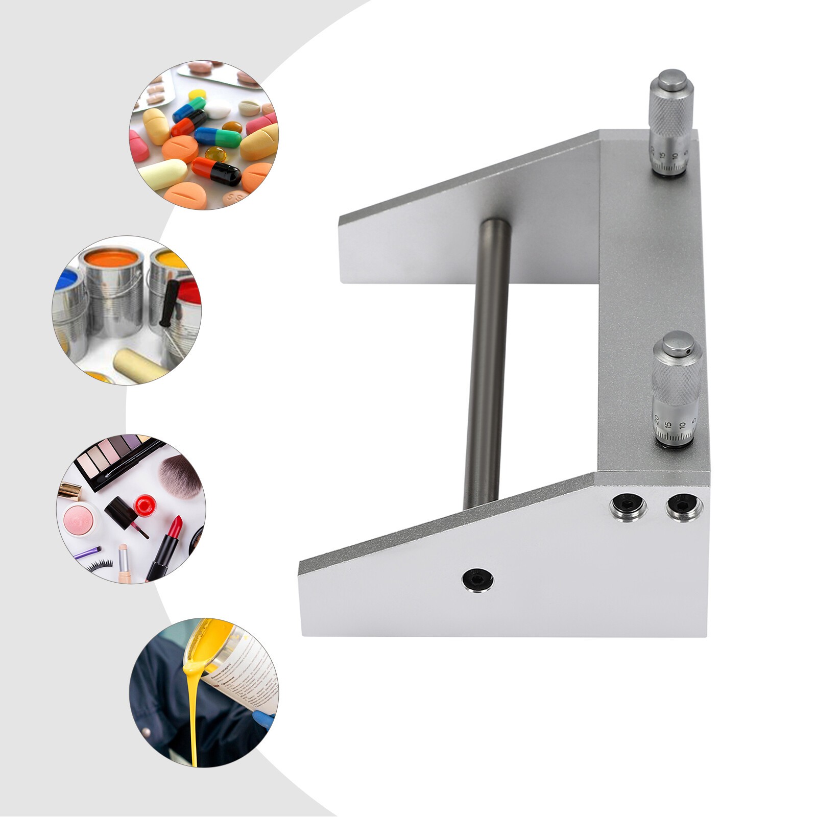 KTQ-II Adjustable Wet Film Coater Applicator Coating Machine Micrometer 0-3500μm