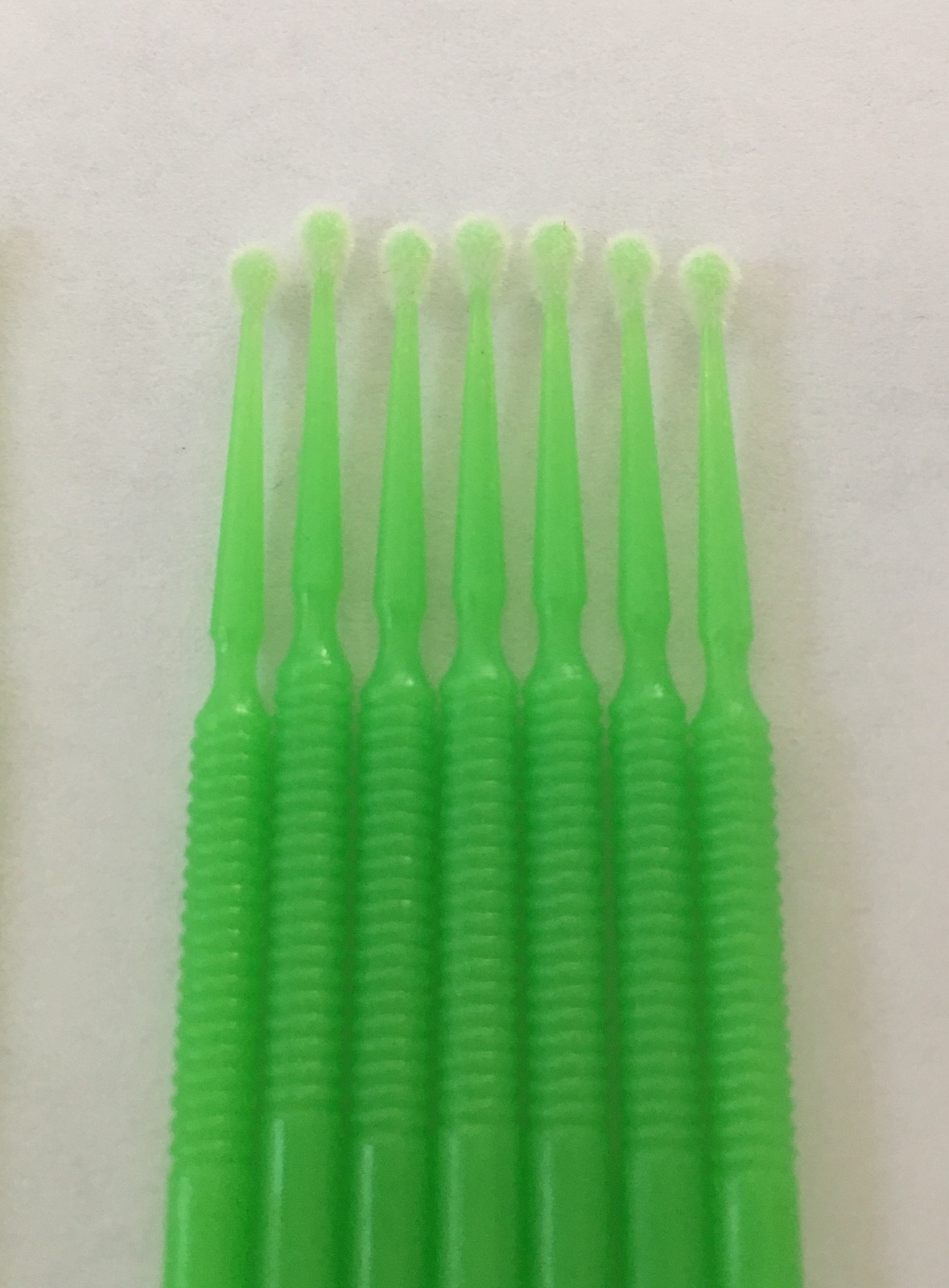 400 (4 Vials) Green Dental Micro Brush Lash Tools Regular Tips (2.0mm) Dental