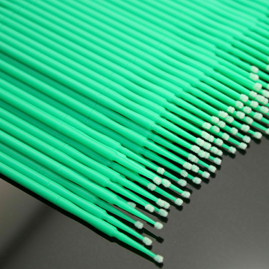 100×Dental Microbrush Disposable Bendable Applicators Tips Micro Brush Cleaning
