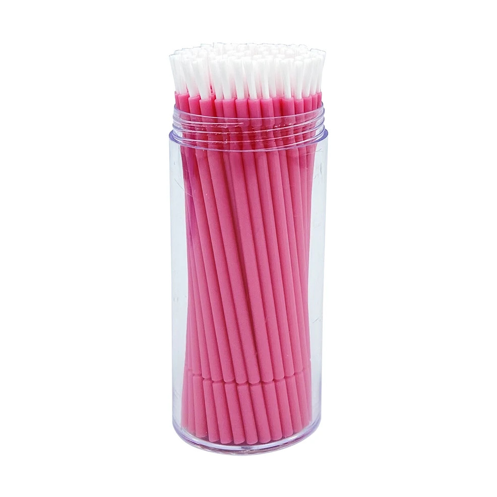 100Pcs/Bottle Dental Long Disposable Micro Brush Applicators Brushes