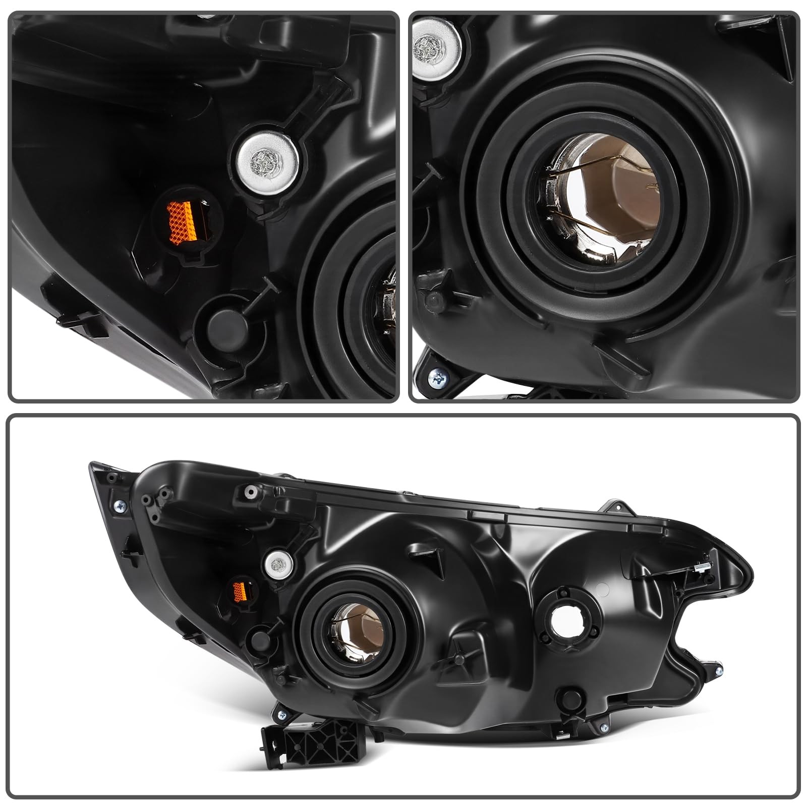 Headlight Assembly Left 2012-2014 Honda CR-V Black Housing 33150T0AA01