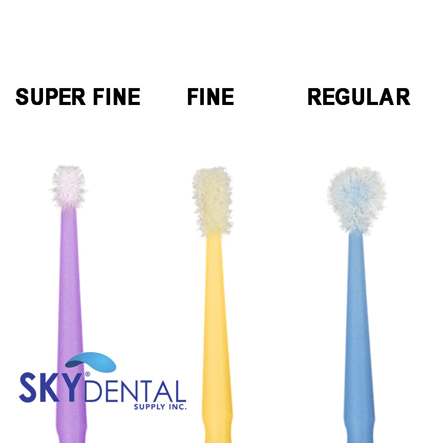Microbrush Applicator Tips Dental Micro Brush Regular / Fine / Super Fine 400/pk