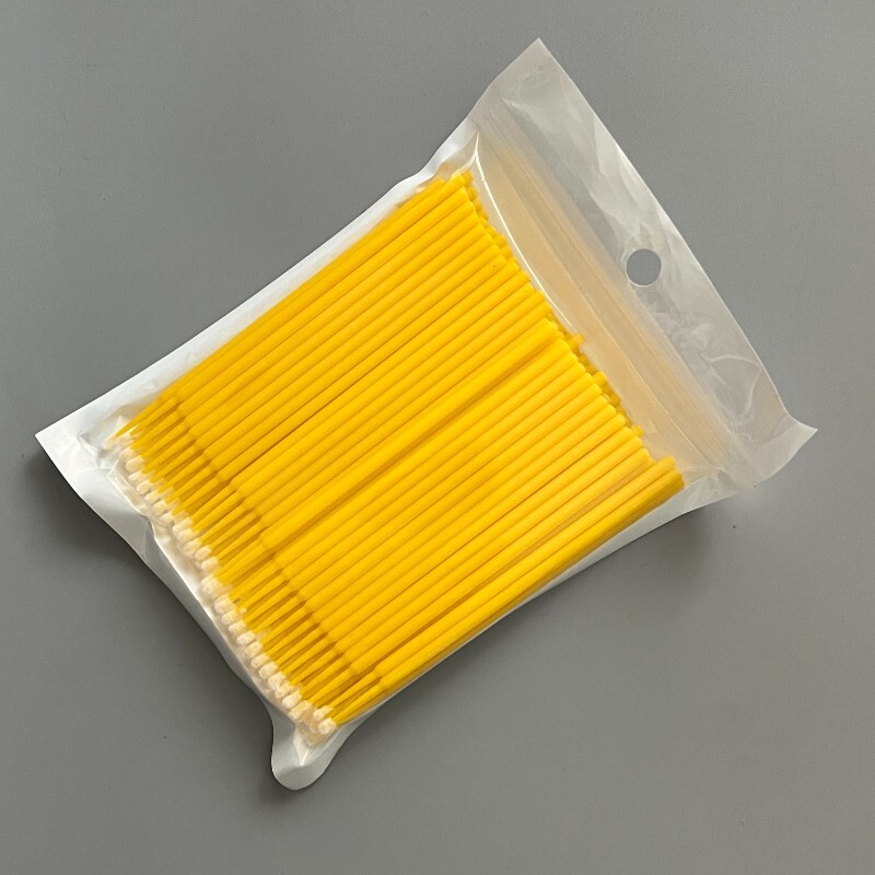 100Pcs Micro Brushes Applicators Microbrush Dental Regular Fine Super Fine Eye