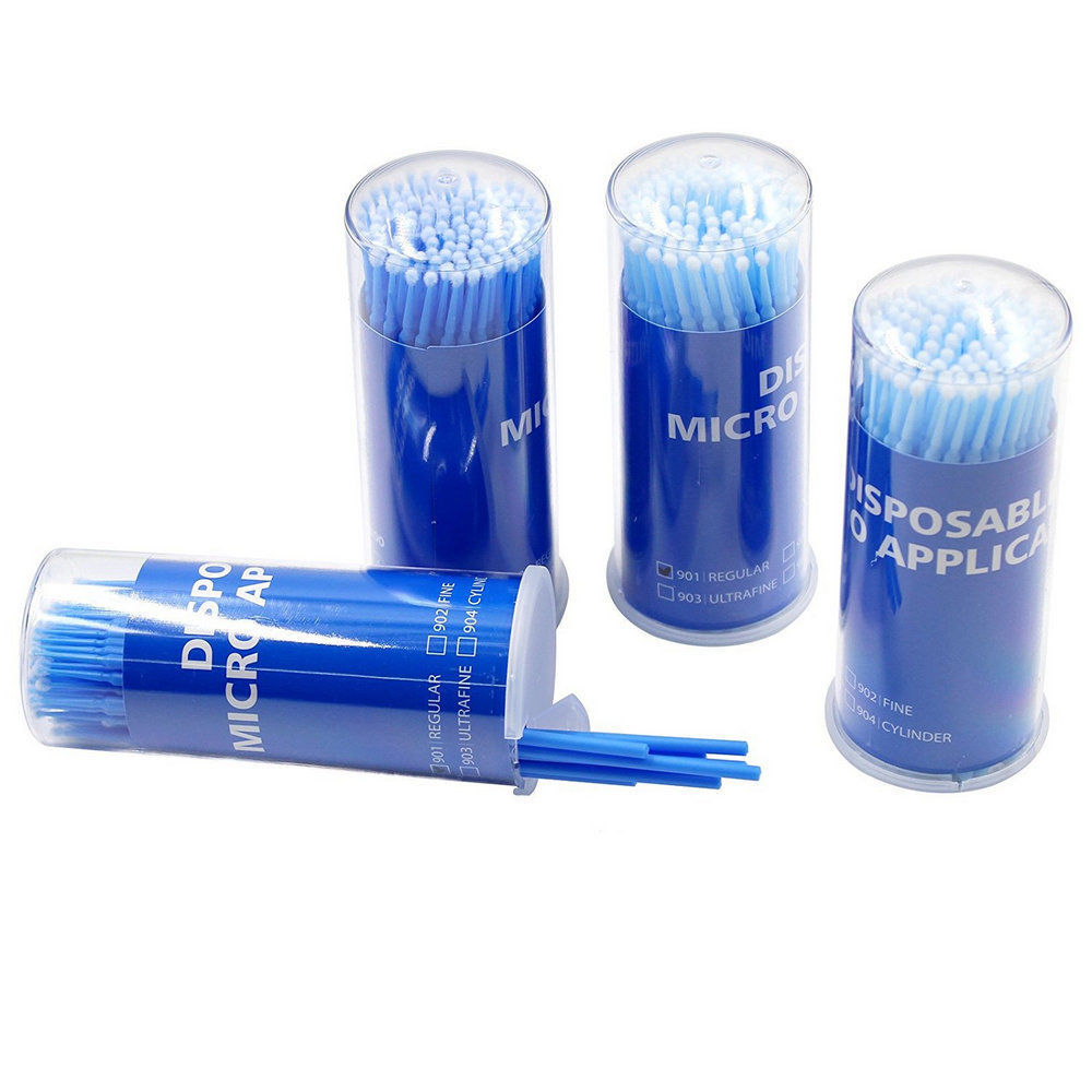 Dental Bendable Microbrush Micro Brush Applicator Tip Regular Fine Ultrafine