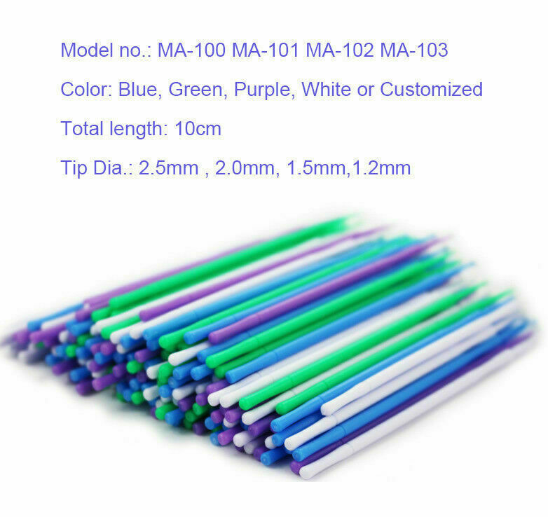Wholesale Dental Disposable Micro Applicator Brush Bendable 1.2/1.5/2.0/2.5MM