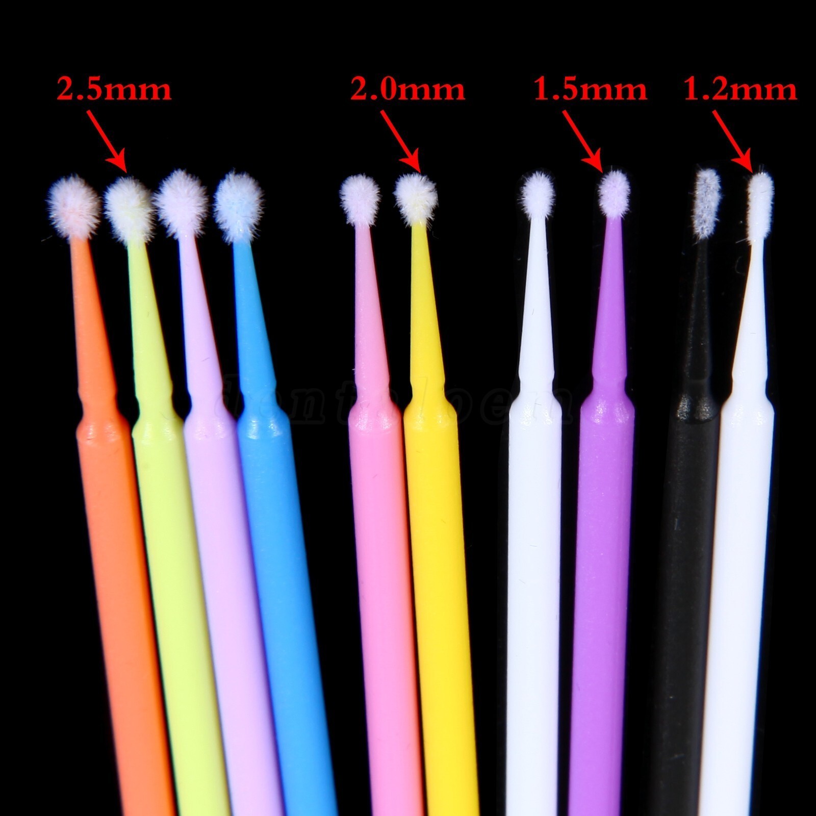 Micro Applicator Brush Disposable Makeup Eyelash Brushes YCE Dental