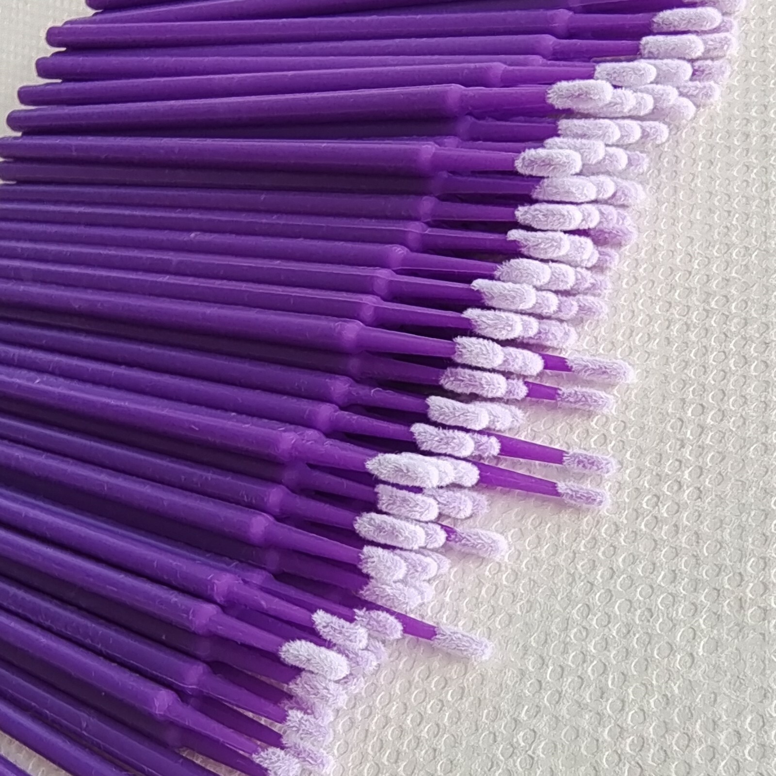 Dental Disposable Micro Applicator Brush Bendable Makeup Eyelash Brushes Purple