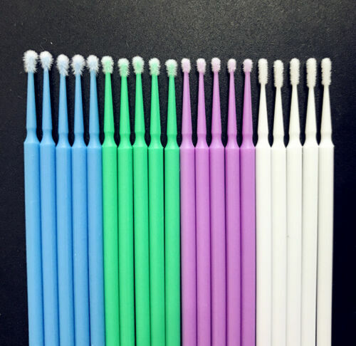 100pcs/pack Dental Microbrush Micro Brush Applicator Tip Regular/Fine/Ultrafine
