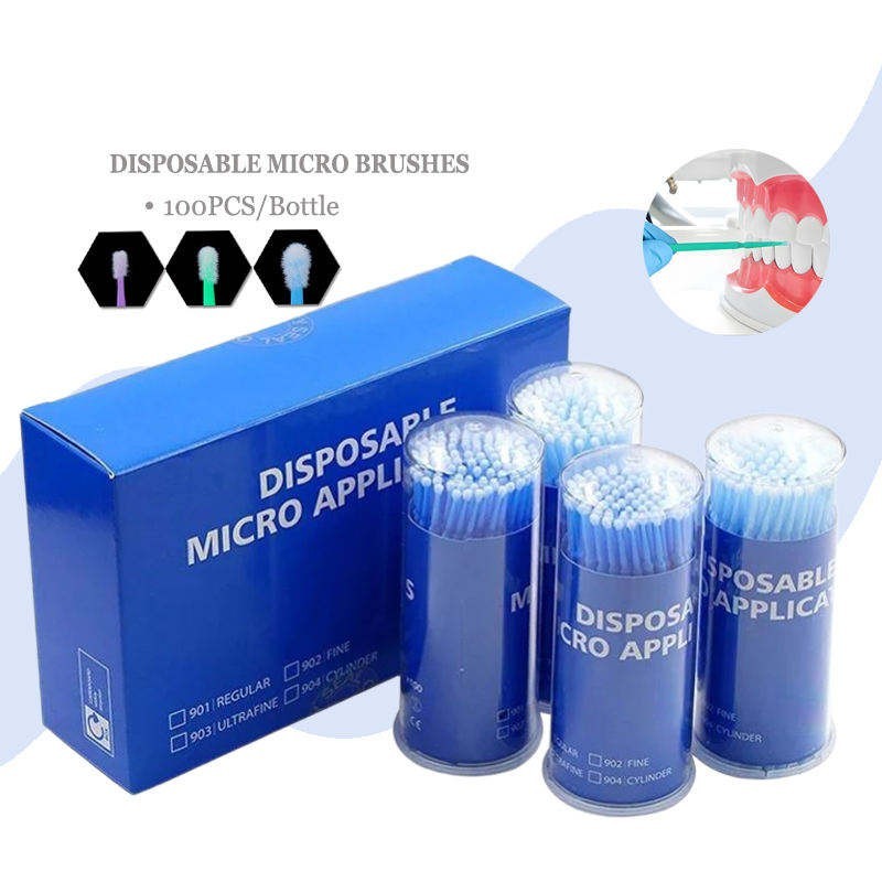Dental Applicators Dental Disposable Consumable Micro Applicator Brushes Micron