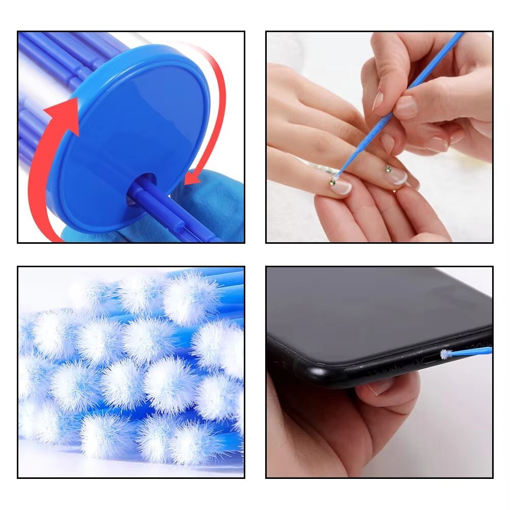 Dental Microbrush Disposable Bendable Micro Applicator Soft Tips Cleaning Brush