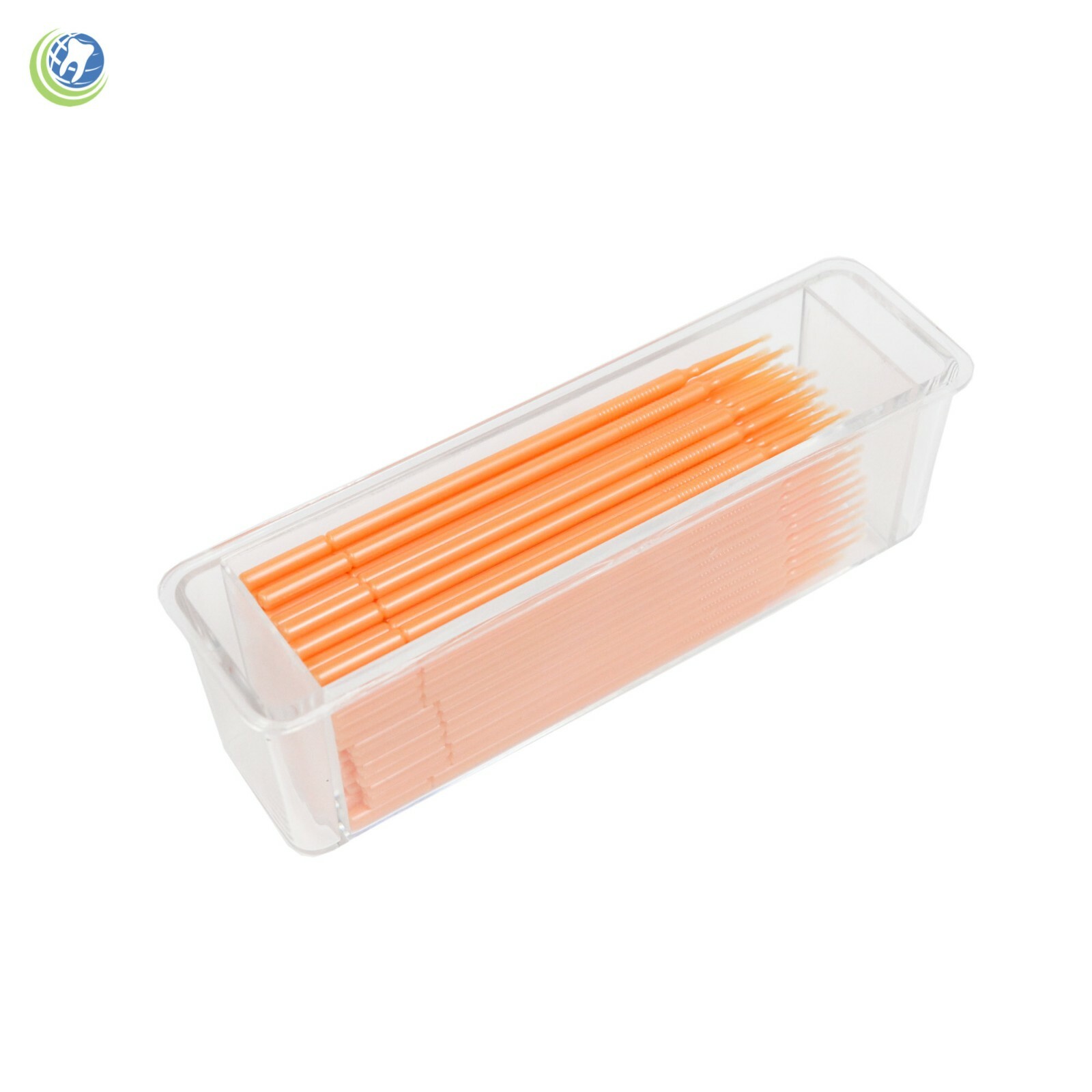 Dental Disposable Micro Brush Tip Applicators With Dispenser 400 Applicators Kit