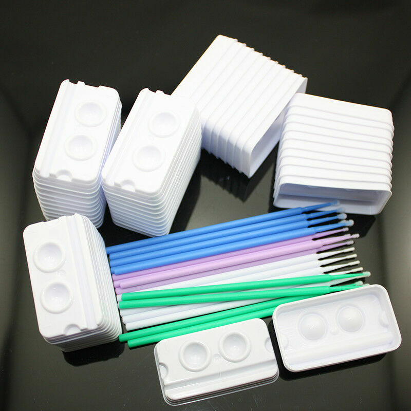 1000 Pcs Dental Disposable Bendable Micro Applicator Brush Materials 1.0mm