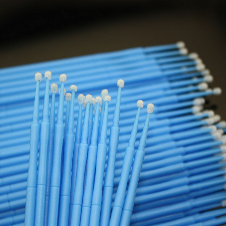 400 Pcs Dental Micro Brush Disposable Tooth Applicators Large 2.5mm Blue